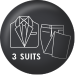 Presidential Suits - 3 suits package